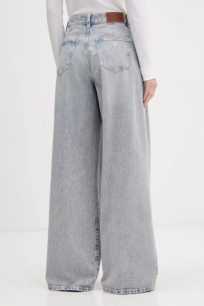 Guess Jeans Wide Leg Kadın Kot Pantolon