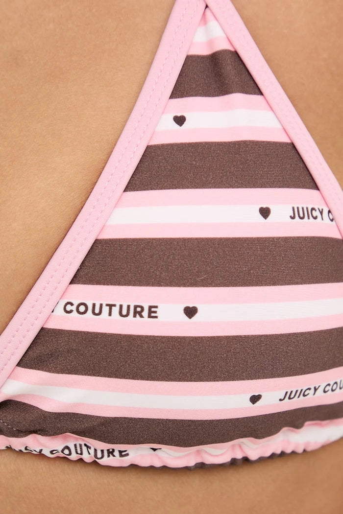 Juicy Couture Kadın İki Parça Mayo STRIPE BIKINI