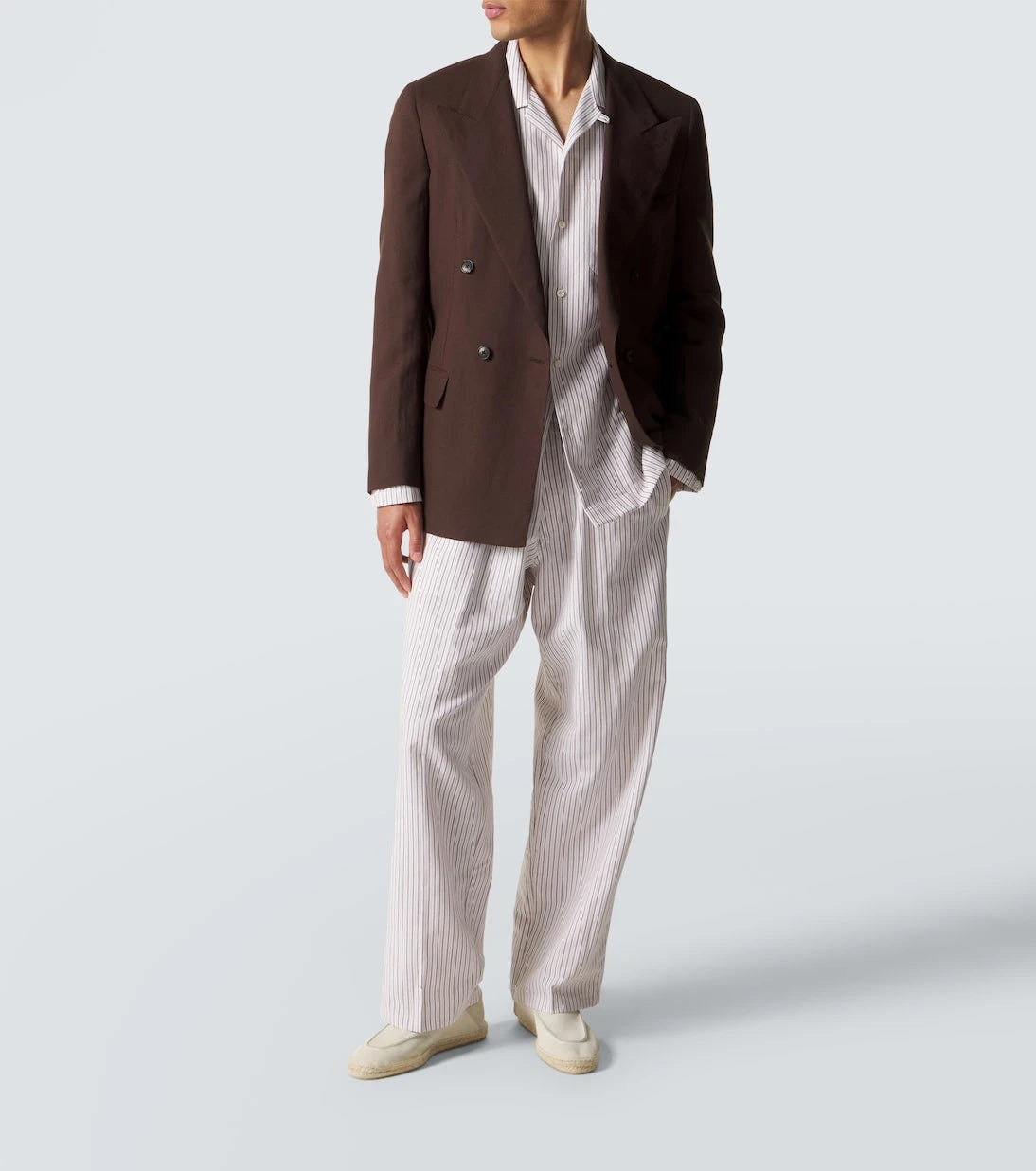Umit Benan - Julian cotton and silk straight pants