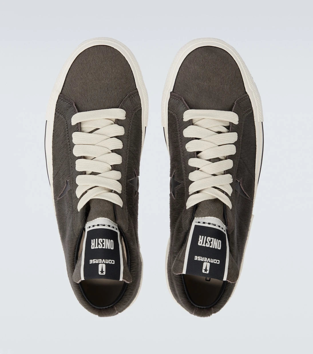 Rick Owens - x Converse calf hair sneakers