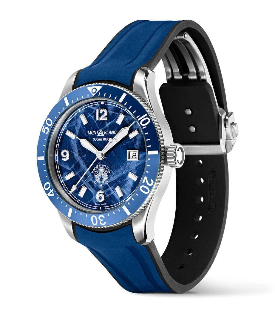 Stainless Steel 1858 Iced Sea Automatic Date Watch 41mm