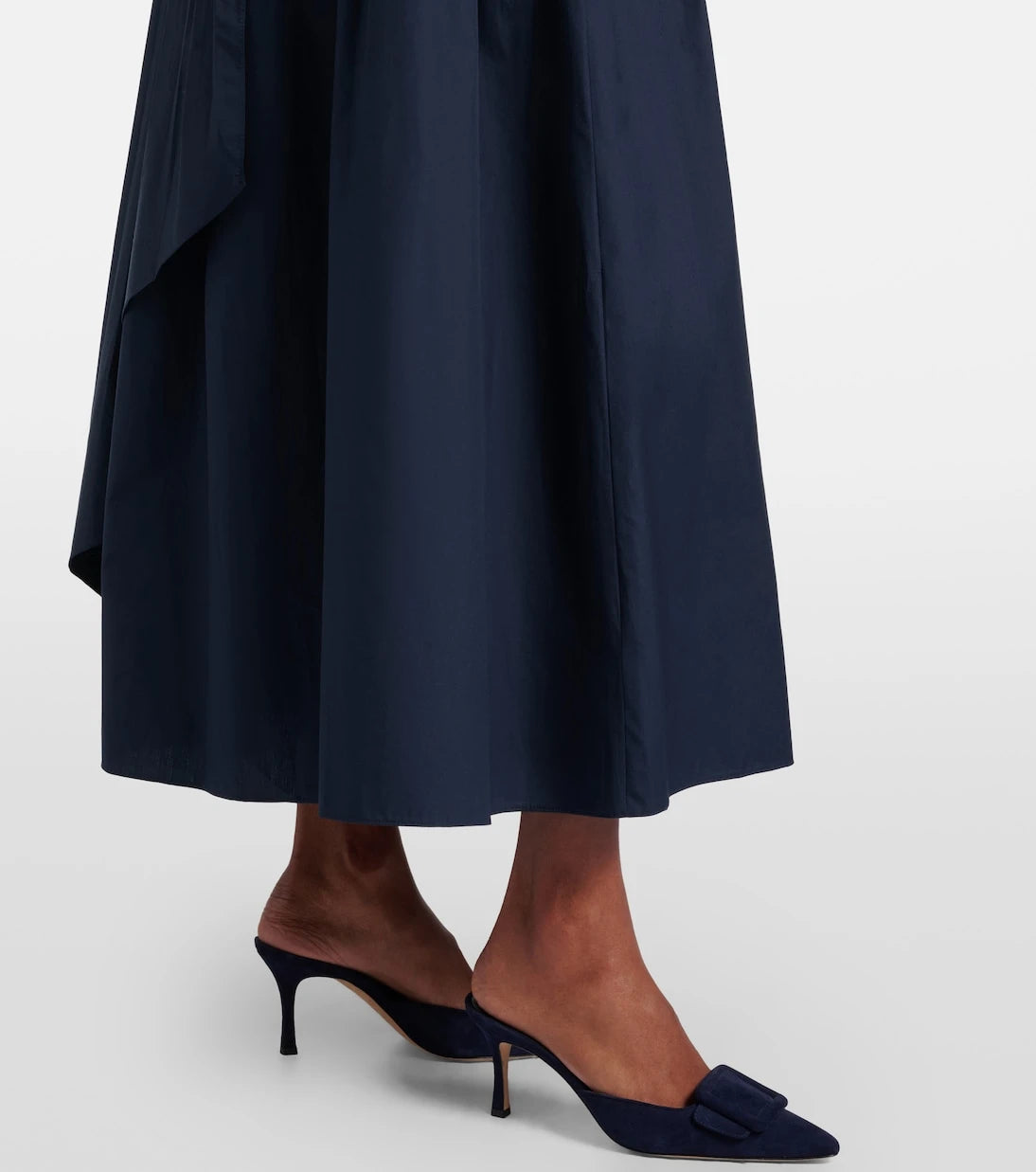 'S Max Mara - Ussita cotton poplin midi dress