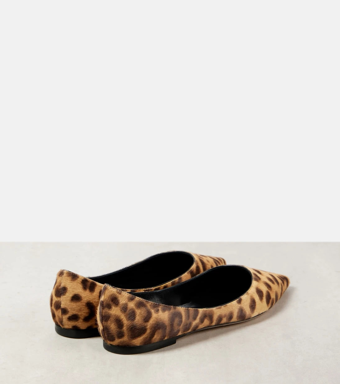 Jimmy Choo - Love leopard-print ballet flats