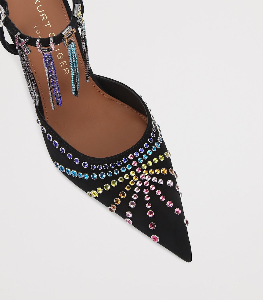 Crystal-Embellished Heels