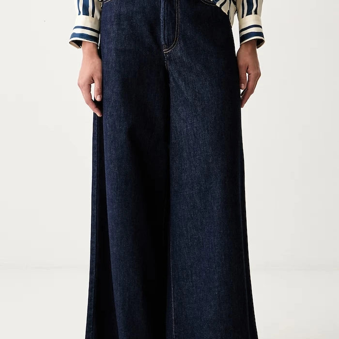 Weekend Max Mara wide leg kadın jeans WKDZATTERA
