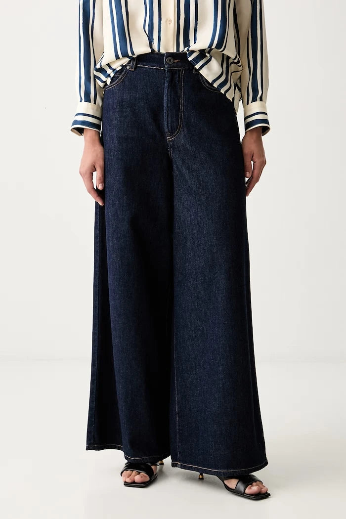 Weekend Max Mara wide leg kadın jeans WKDZATTERA
