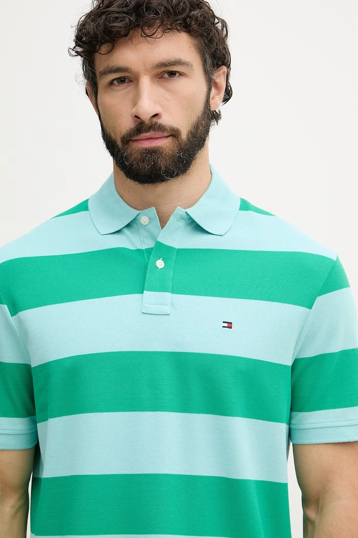 Tommy Hilfiger erkek pamuk ve elastan polo tişört