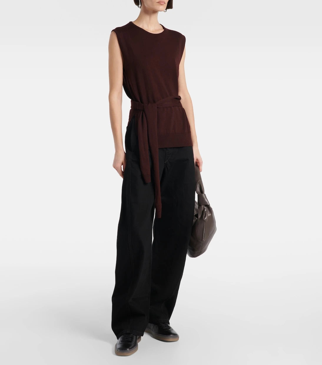 Lemaire - Linoleum leather low-top sneakers
