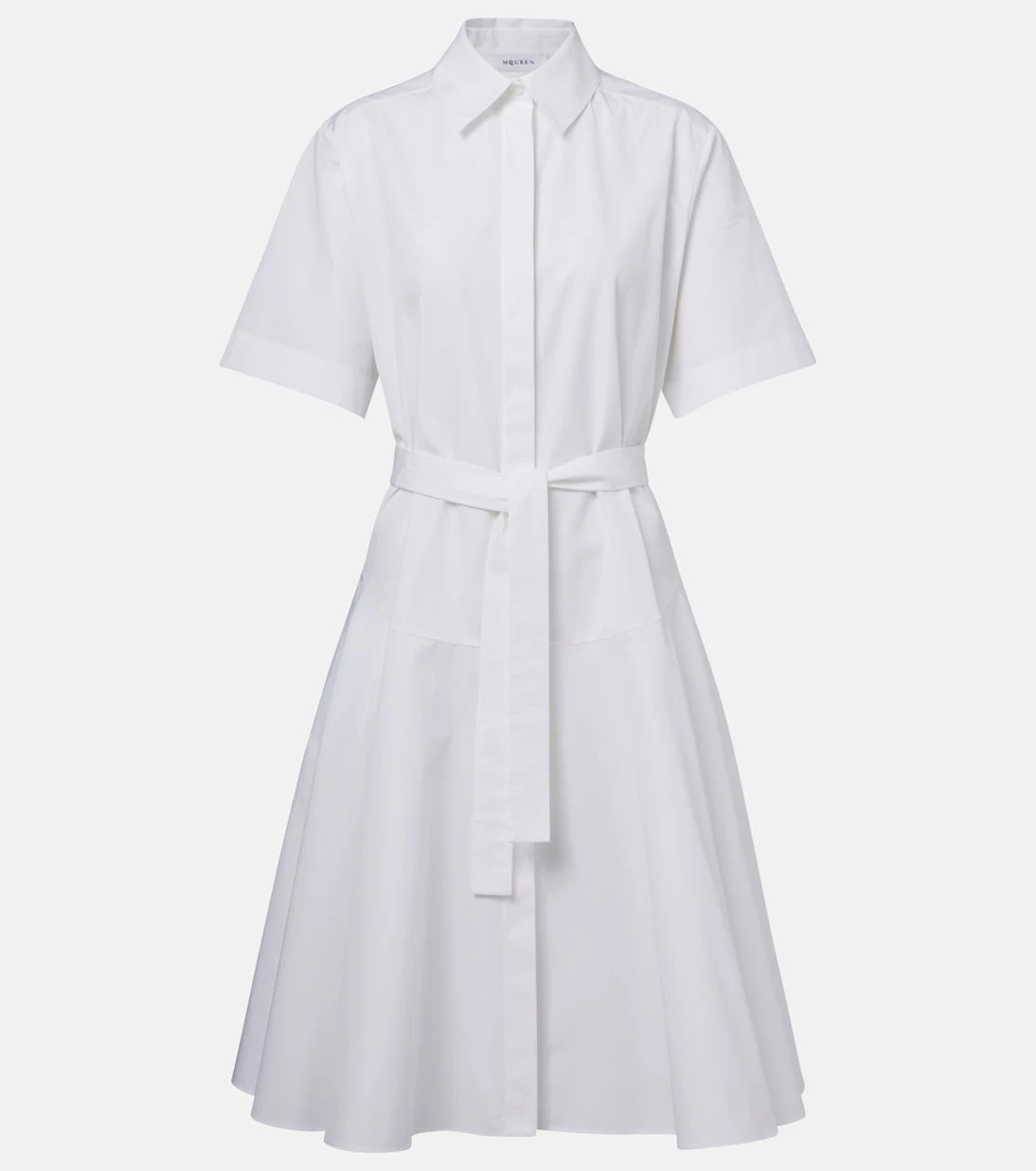 McQueen - Cotton poplin shirt dress