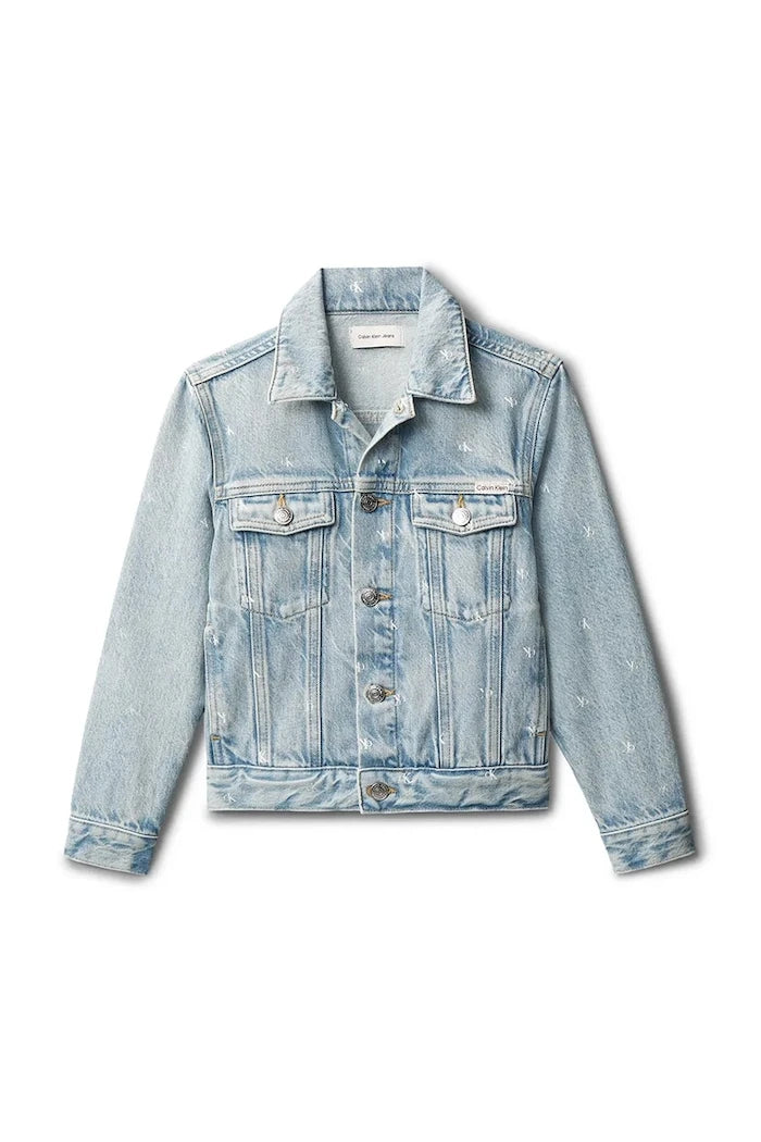 Calvin Klein Jeans късо яке за деца от деним
