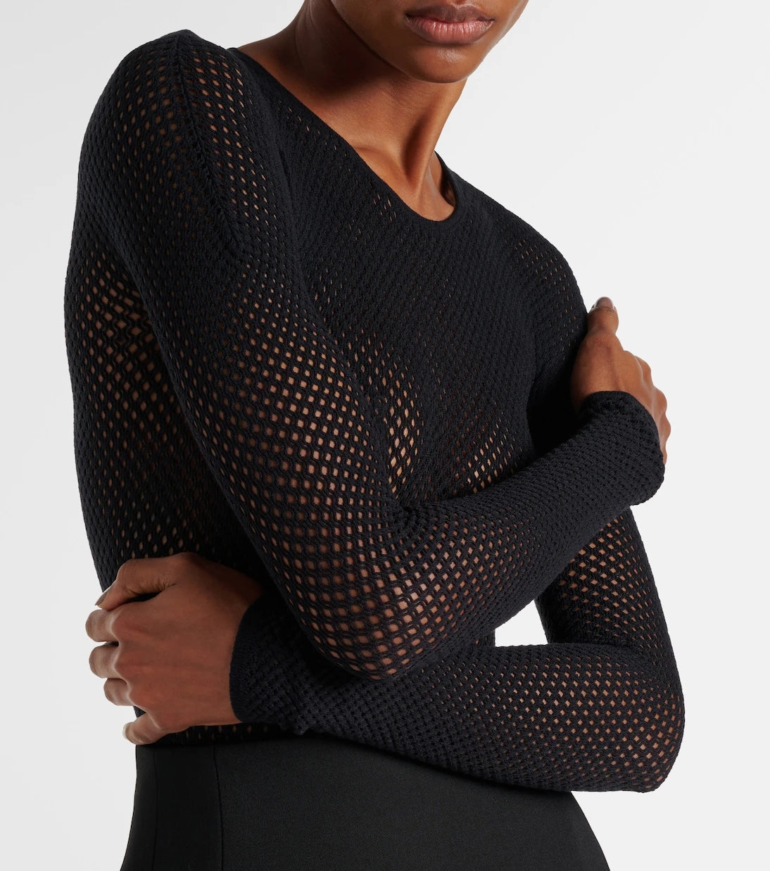 Wardrobe.NYC - x RHW Web wool-blend bodysuit
