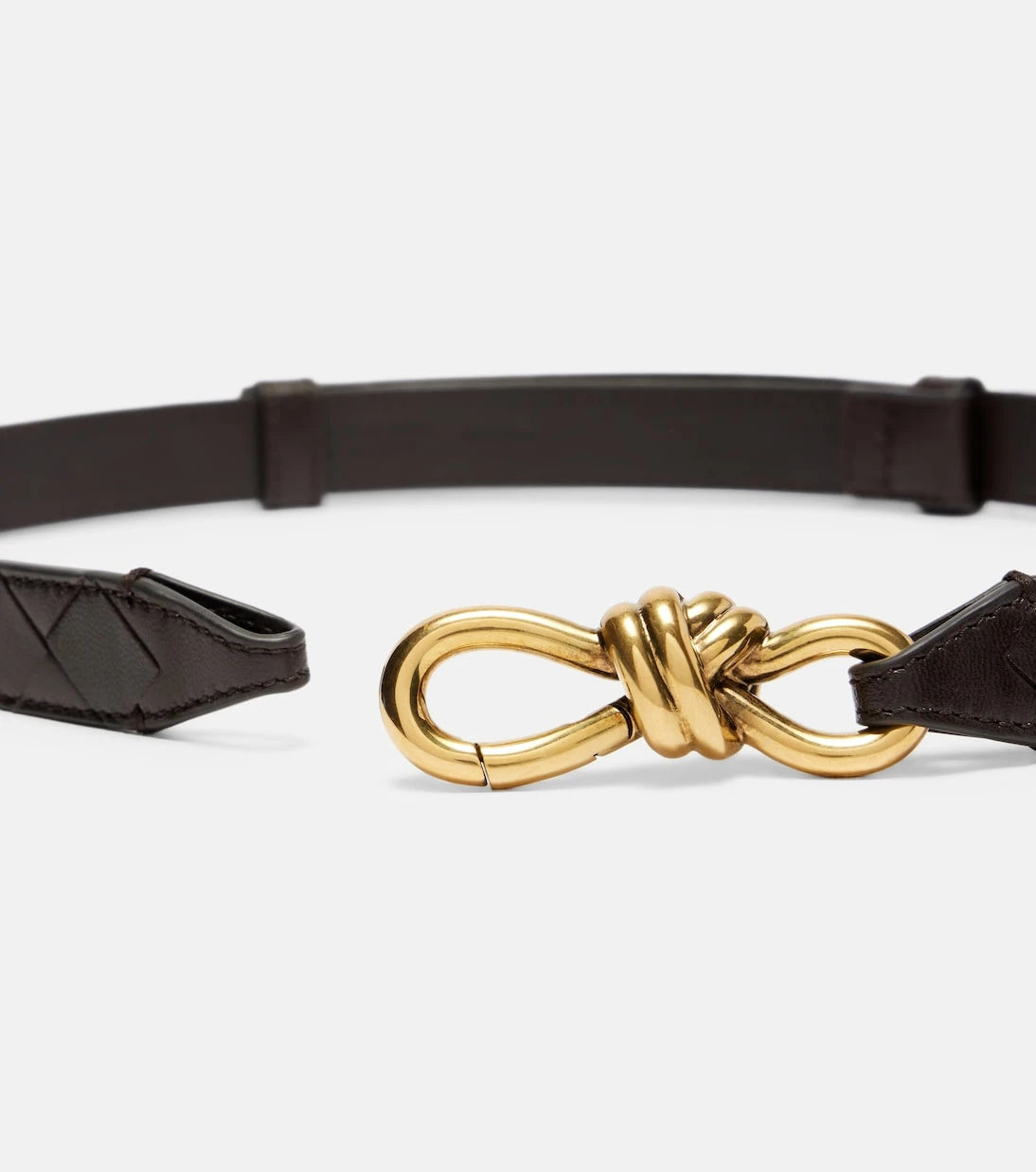Bottega Veneta - Knot Intrecciato leather belt