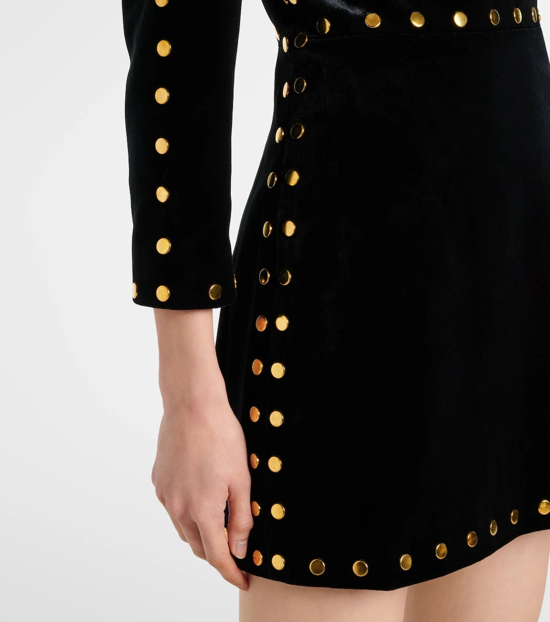 Dodo Bar Or - Ska velvet minidress