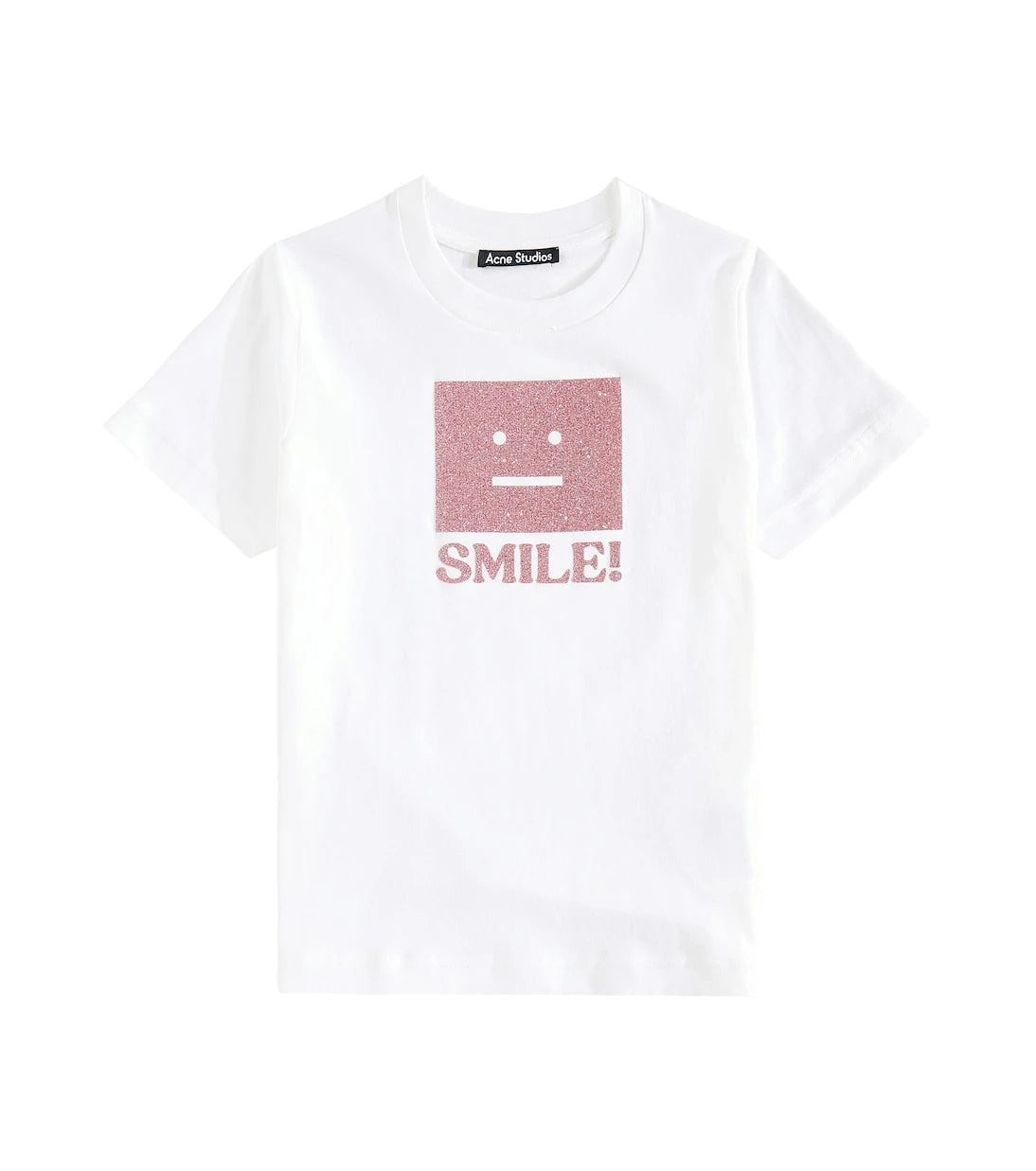 Acne Studios Kids - تي شيرت قطني جيرسيه "ناش فيس"