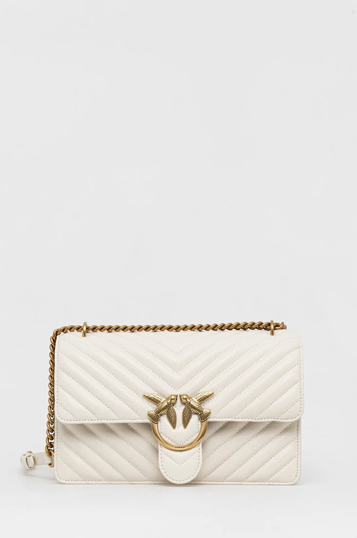Pinko чанта crossbody дамска от кожа