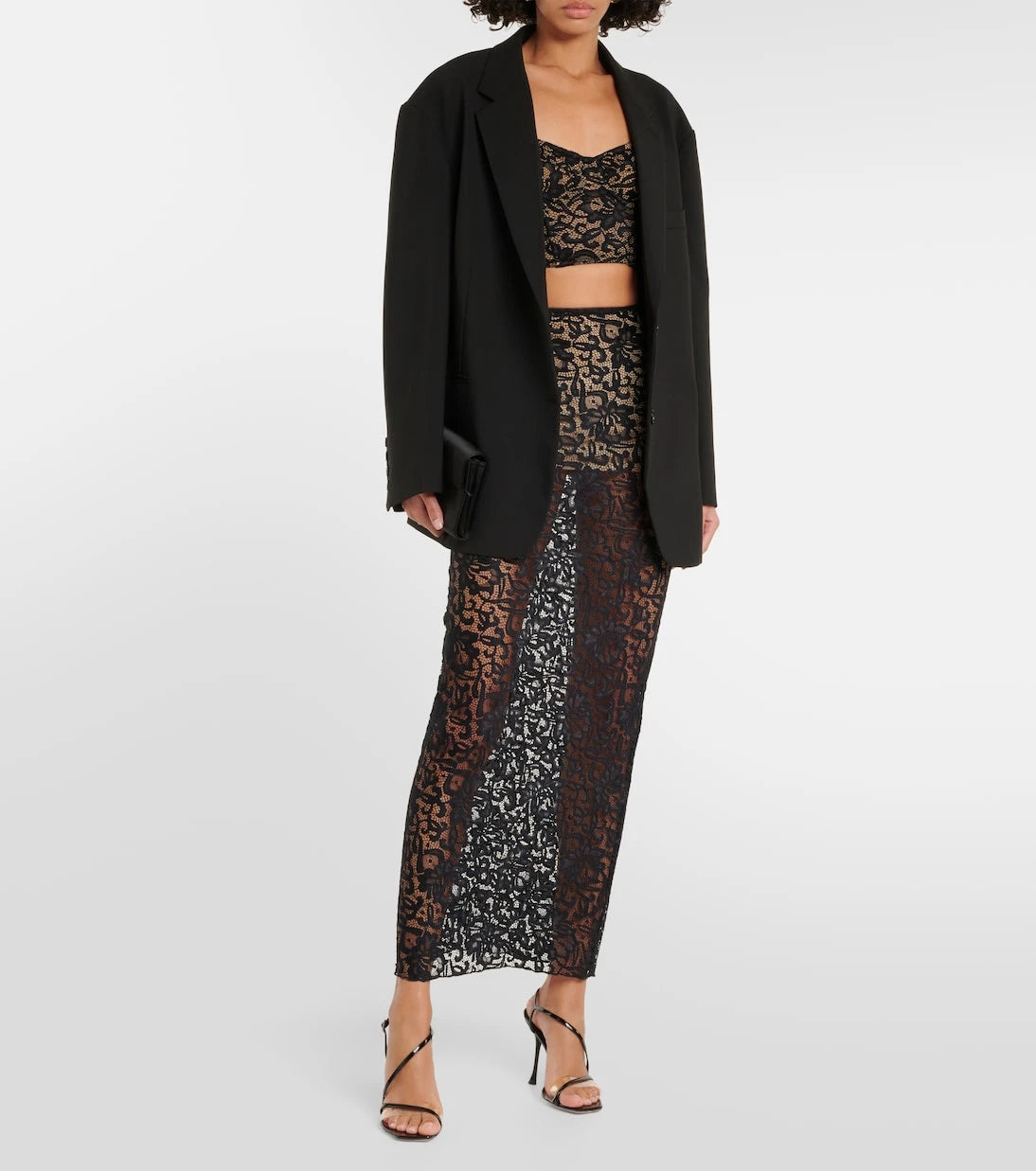 Rotate - Natasja lace maxi skirt