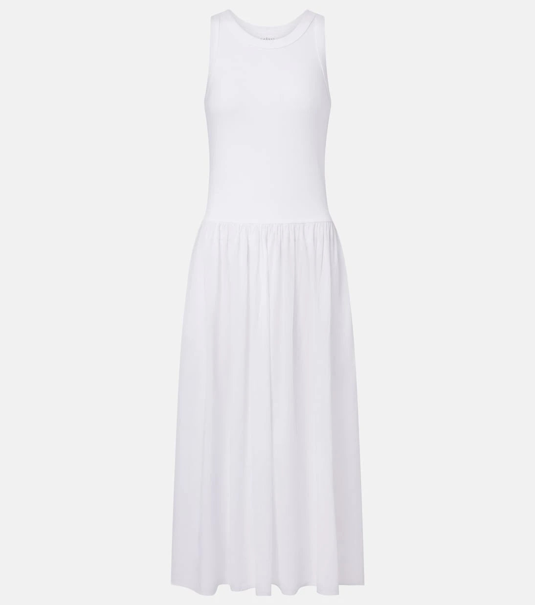 Velvet - Amelia cotton-blend midi dress