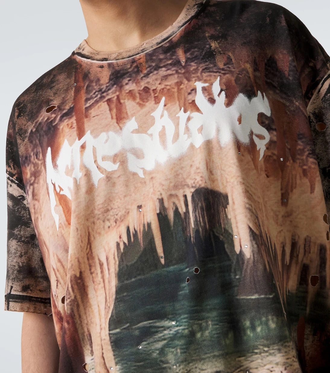 Acne Studios - Embellished printed cotton jersey T-shirt