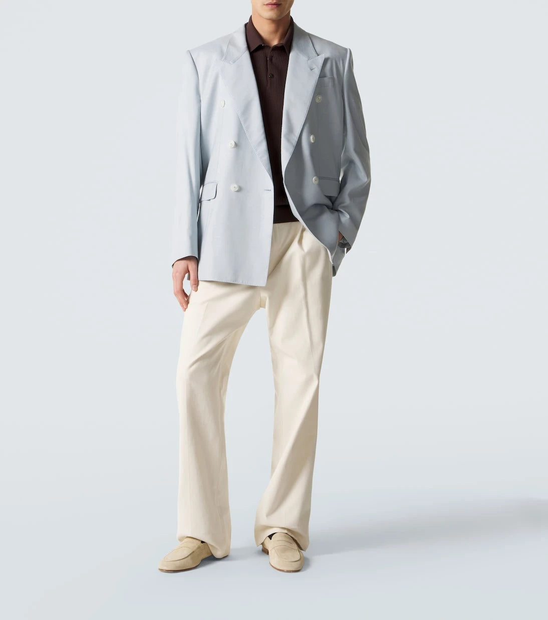 Dolce&Gabbana - Ribbed-knit cotton polo sweater