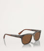 Brunello Cucinelli Brown Titanium Sunglasses