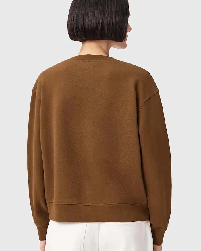 Pamuklu sweatshirt AllSaints LUCK