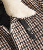 Mackage Grey Wool-Blend Houndstooth Rhett-HT Bomber Jacket