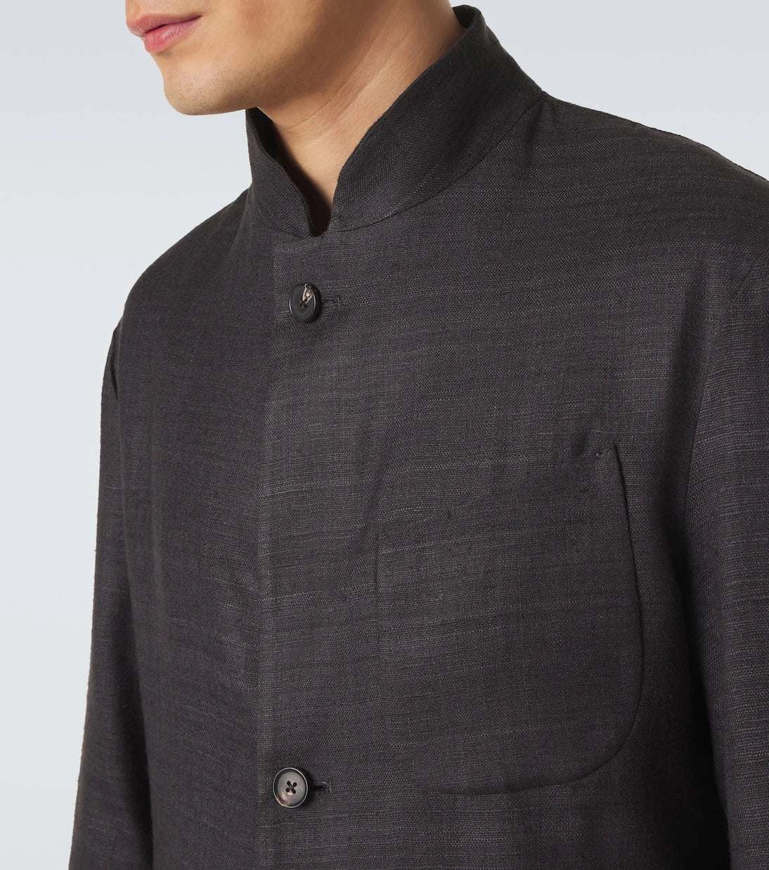 Saman Amel - Nehru silk jacket