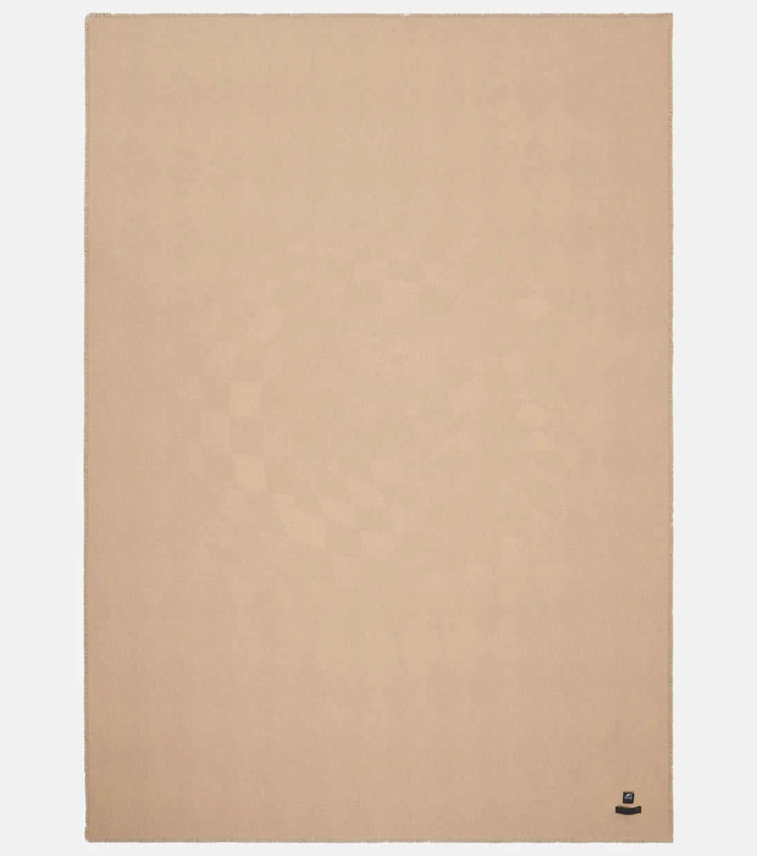 Fornasetti - High Fidelity argyle wool blanket