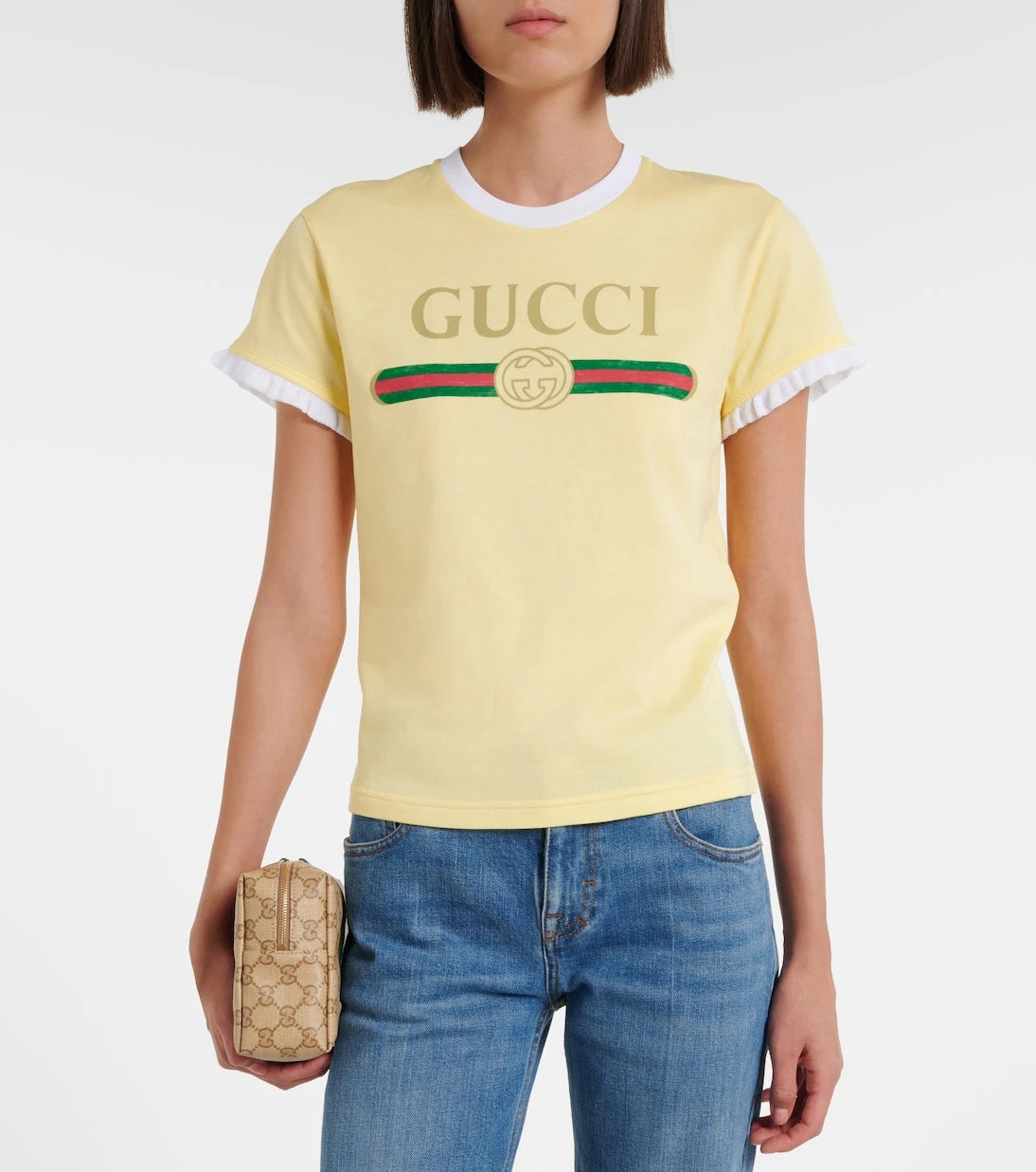 Gucci - Logo cotton jersey T-shirt