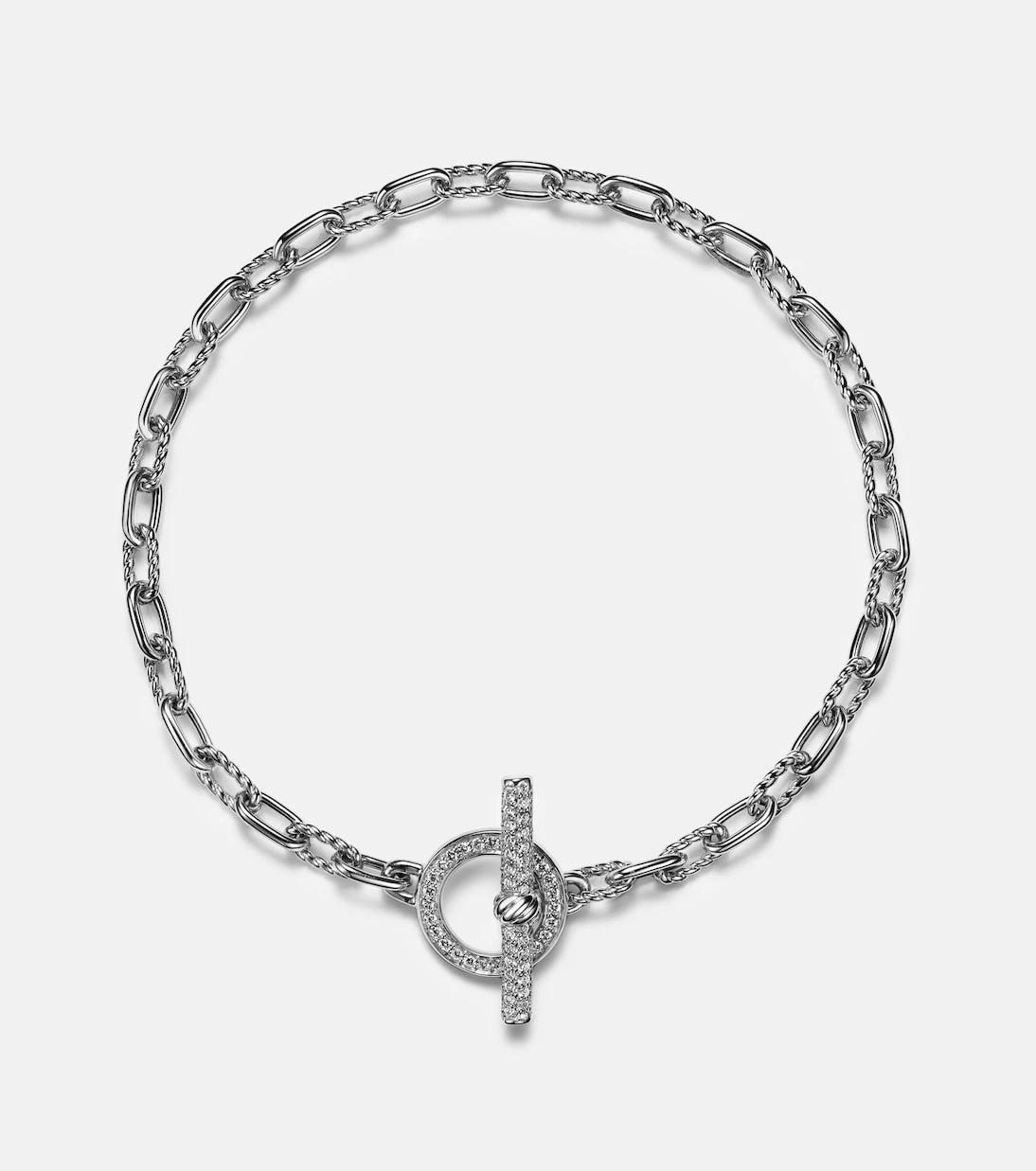 David Yurman - DY Madison® sterling silver bracelet with diamonds