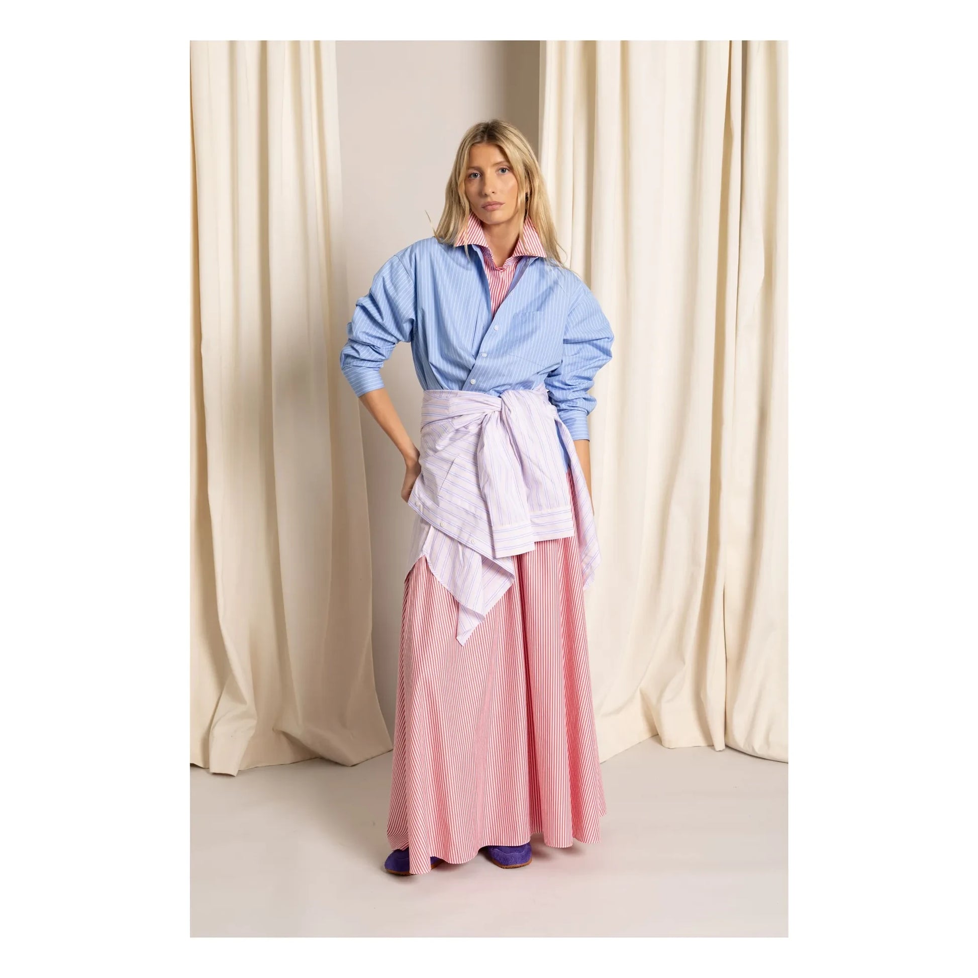 Smallable Woman - Kanel Striped Shirt | Lilac