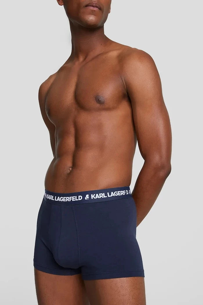 Karl Lagerfeld pamuklu elastan erkek boxer 3'lü