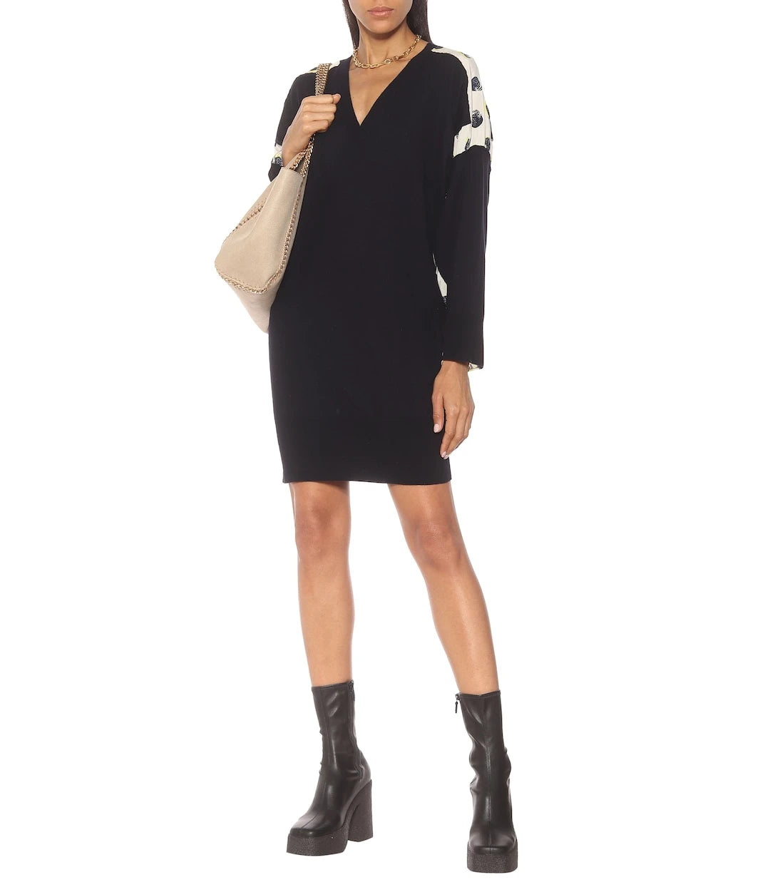 Stella McCartney - Wool and silk minidress