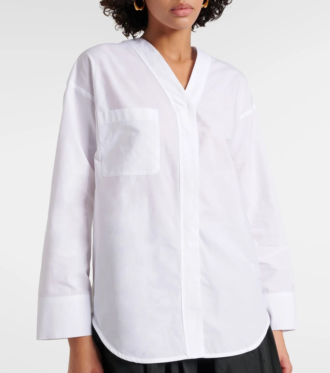 'S Max Mara - بلوزة Yole القطنية