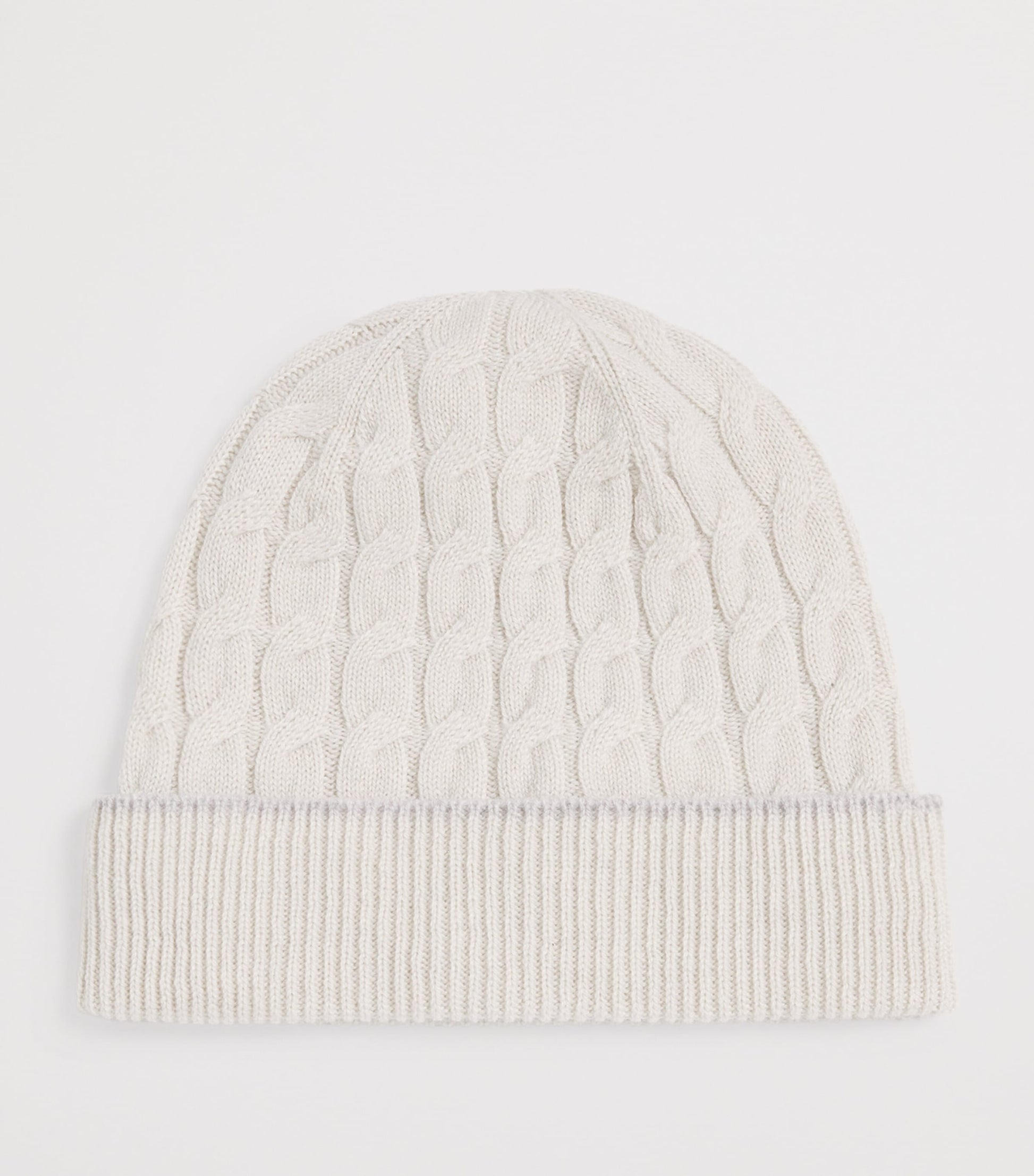 Cashmere Cable-Knit Beanie