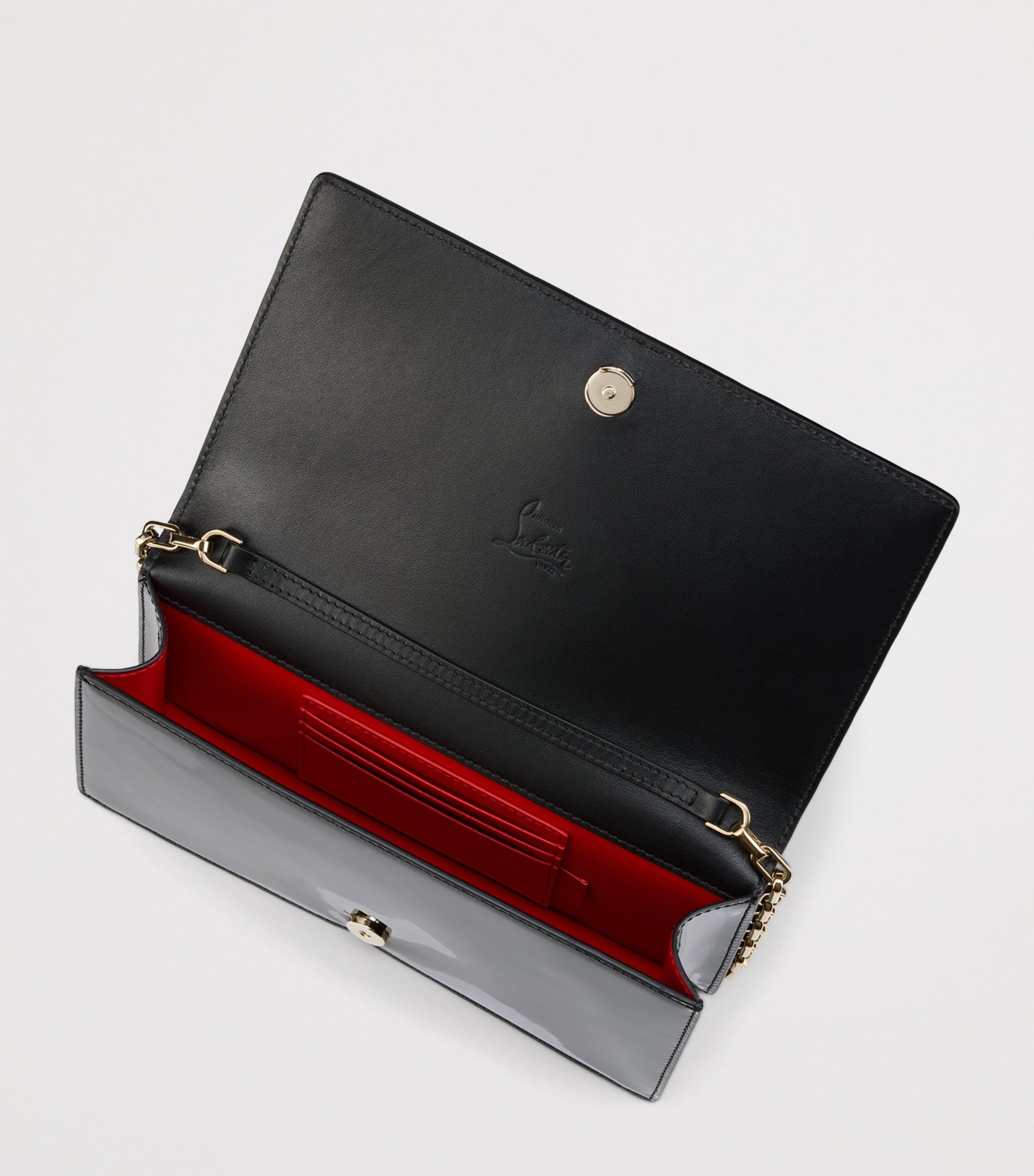 Christian Louboutin Bettina Patent Leather Clutch Bag