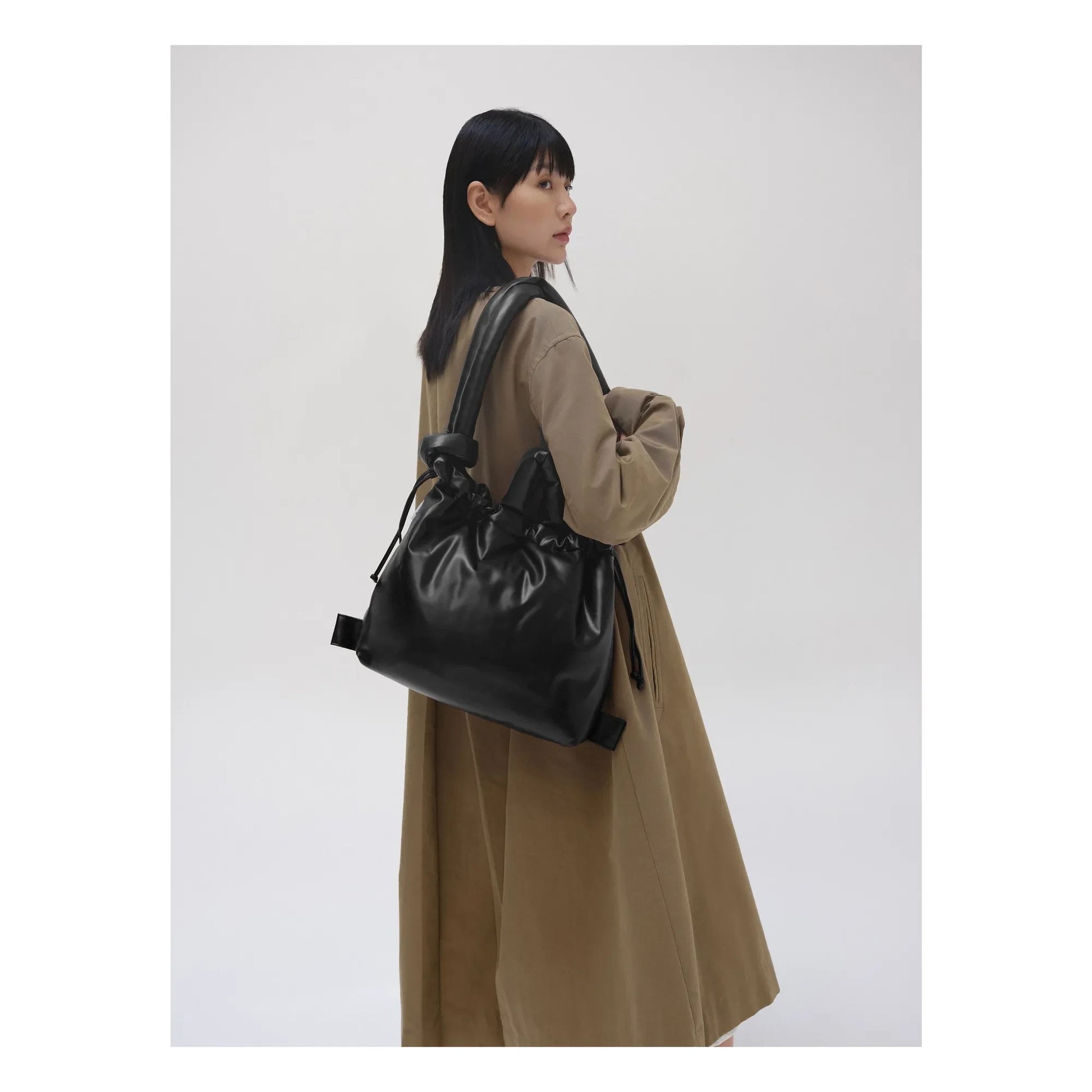 Olend - Ona Vegan Leather Bag | Black