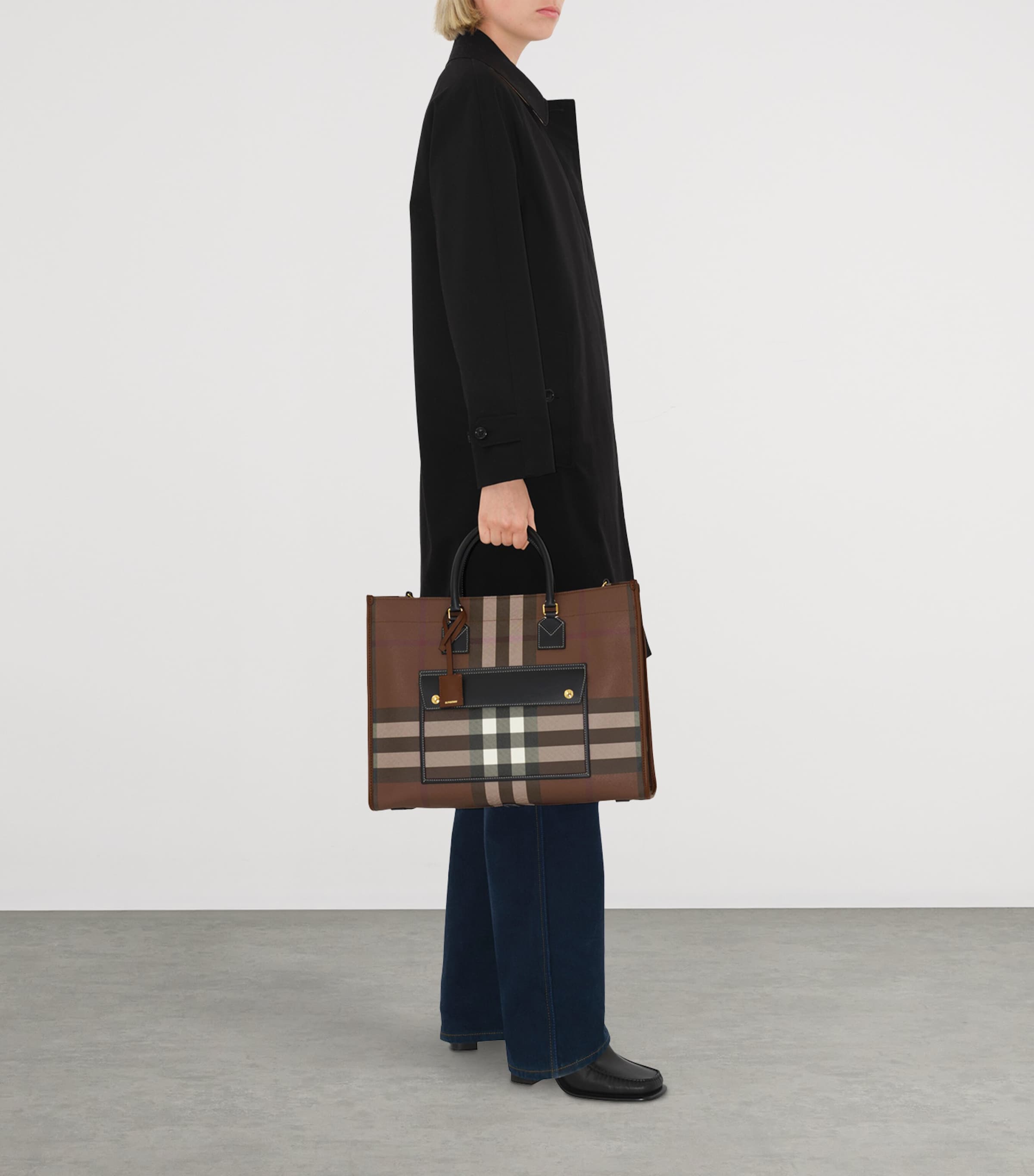 Brown Medium Freya Tote