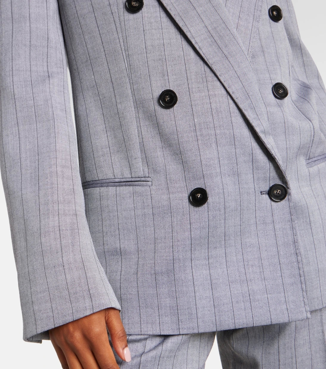 Stella McCartney - Kruvaze yün blazer