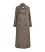 Johnstons Of Elgin Brown Wool The Great Coat