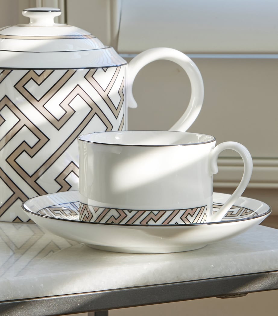 O.W.London Maze Teacup and Saucer
