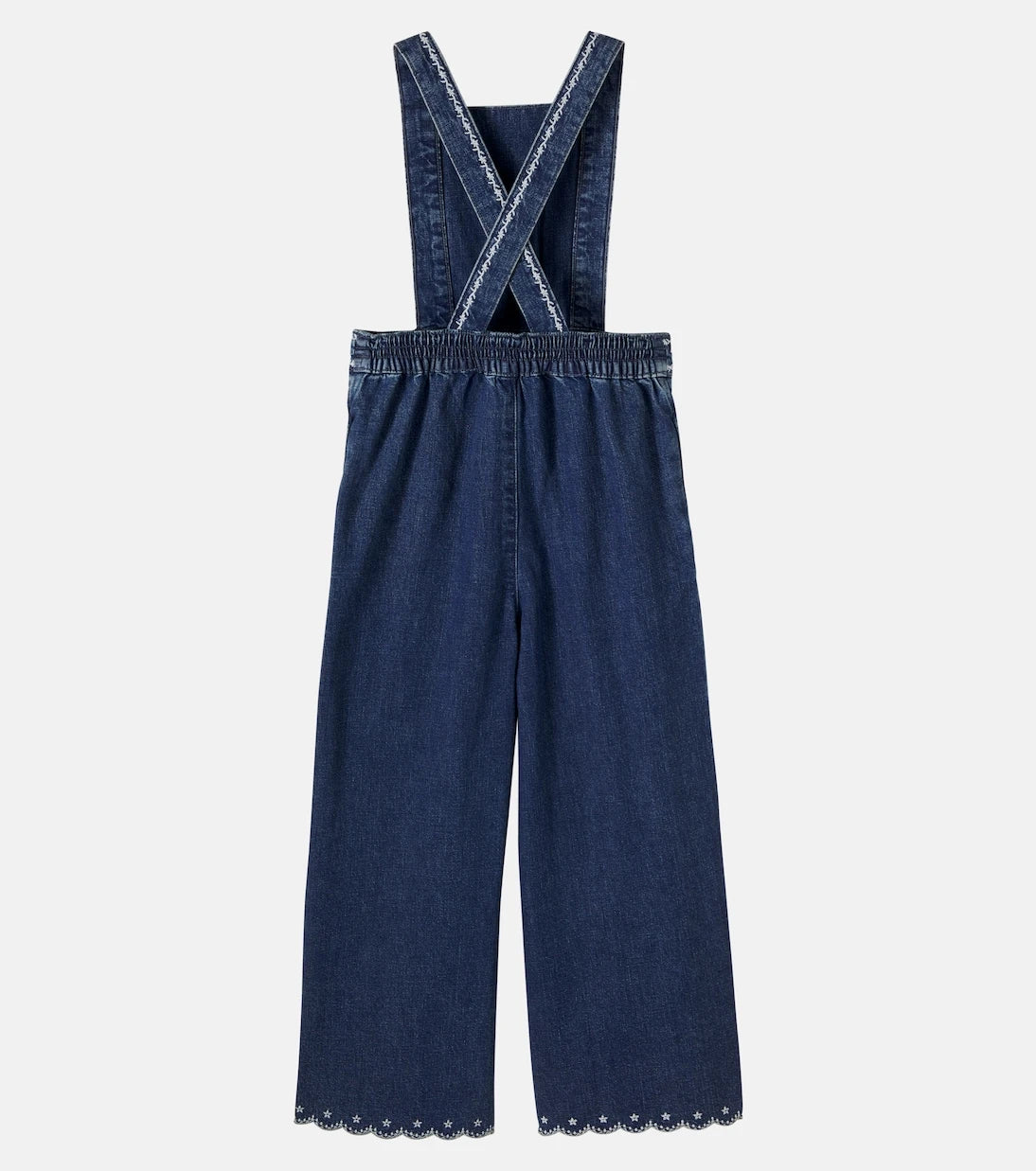 Polo Ralph Lauren Kids - Embroidered denim jumpsuit