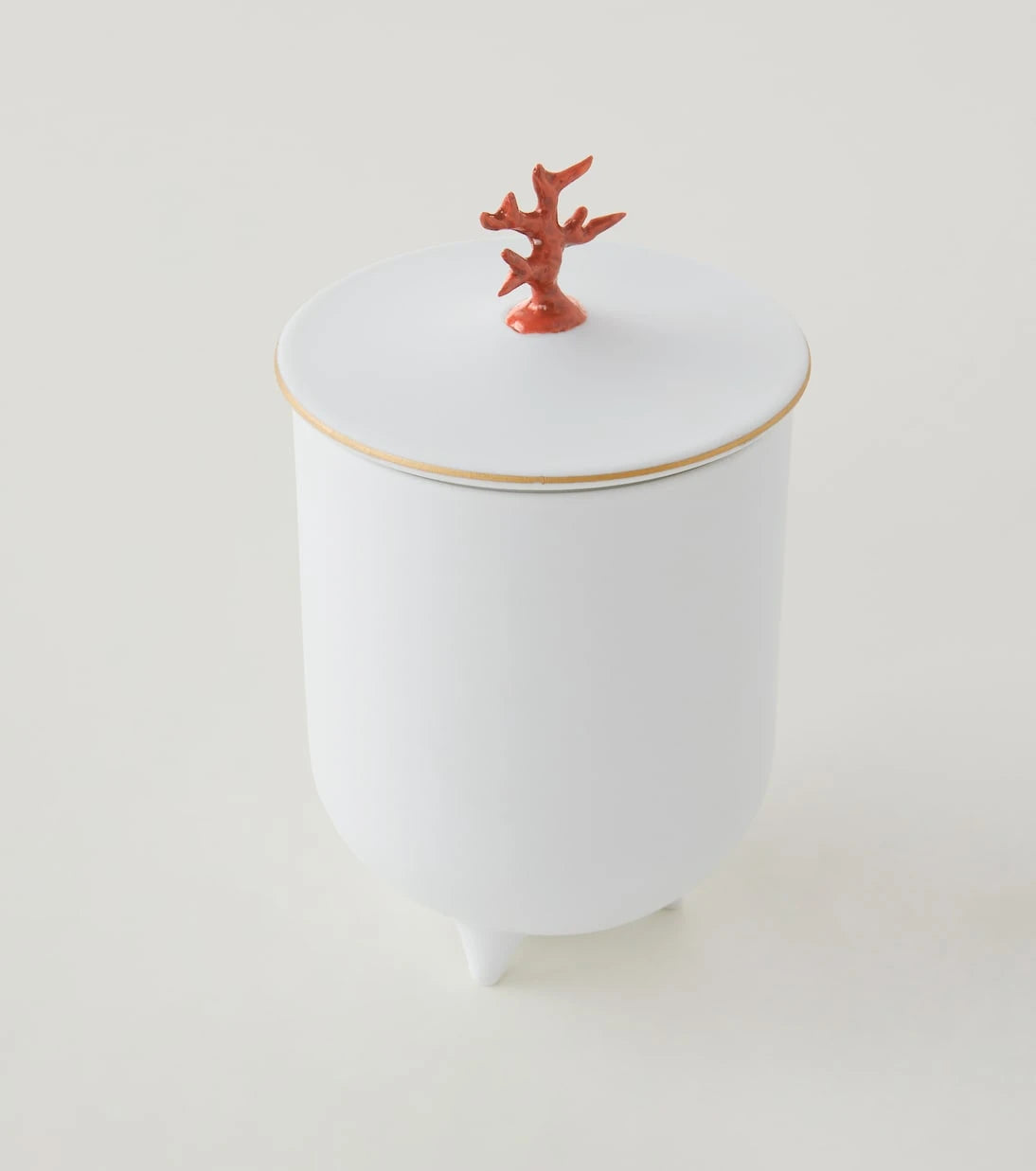 L'Objet - Footed Coral candle