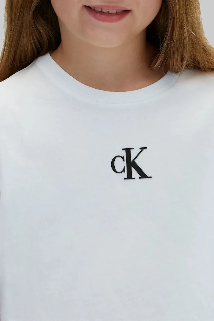Calvin Klein Jeans çocuklar için basic pamuklu tişört