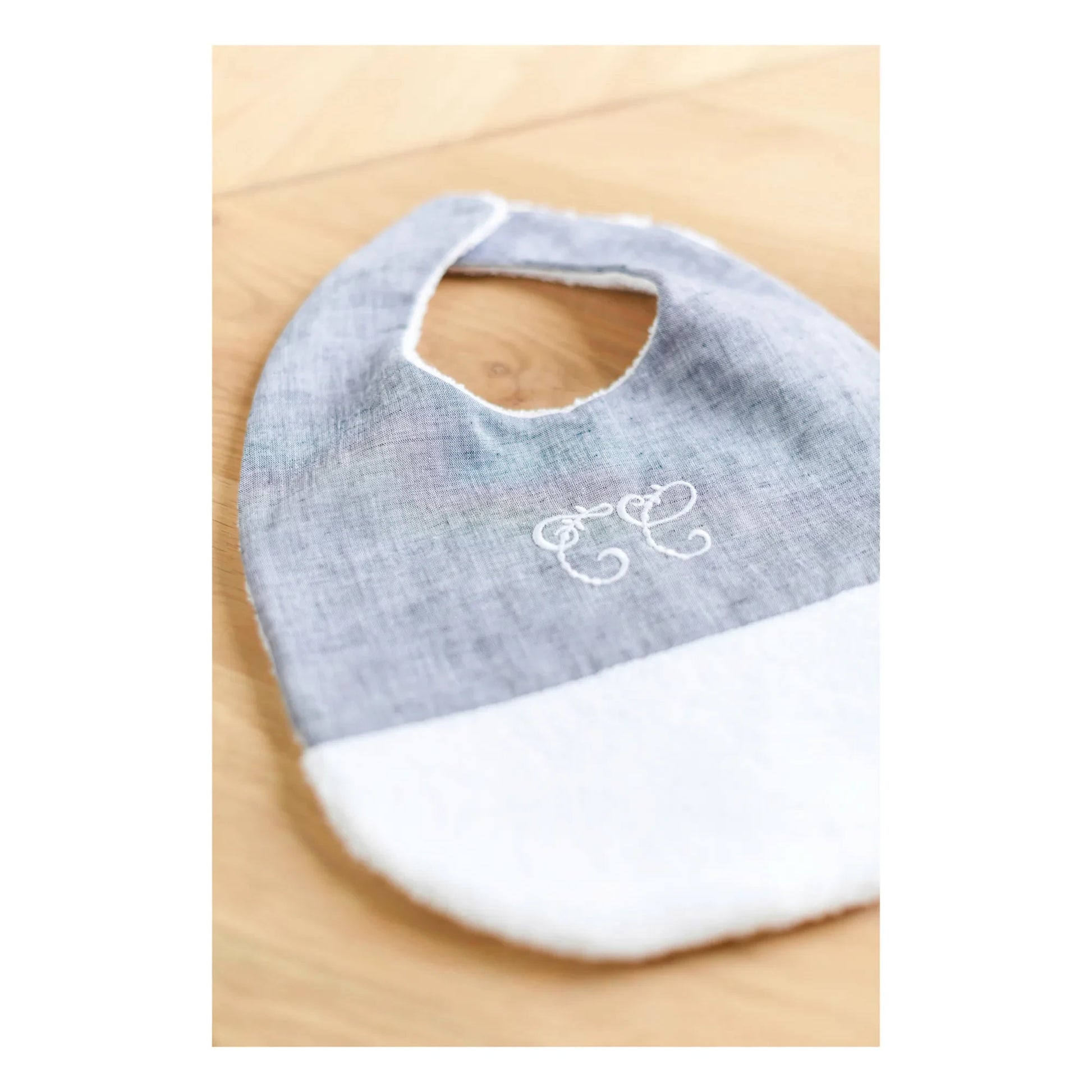 Tartine et Chocolat - Foliage Bib | Navy blue