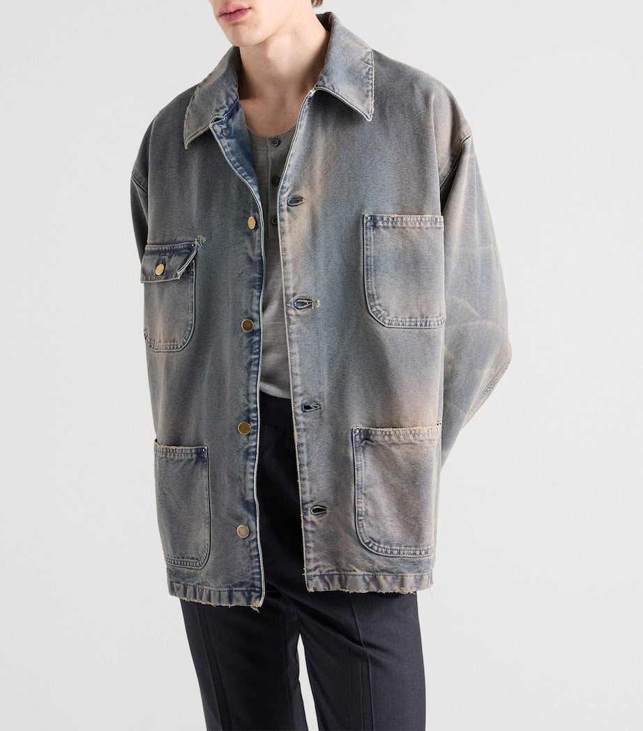 Blue Blouson Denim Jacket