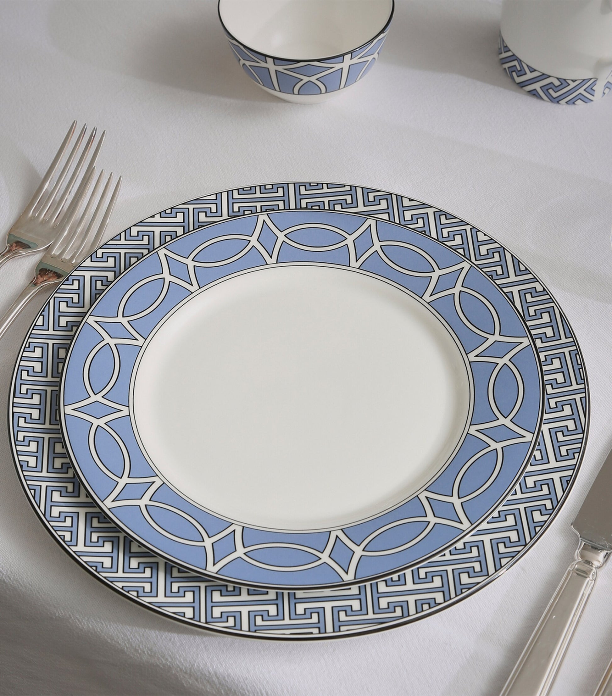 Set of 2 Loop Dessert Plates (21cm)