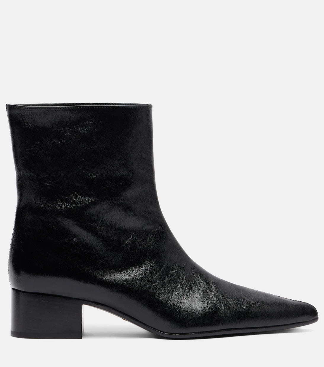 Khaite - Andee 40 leather ankle boots