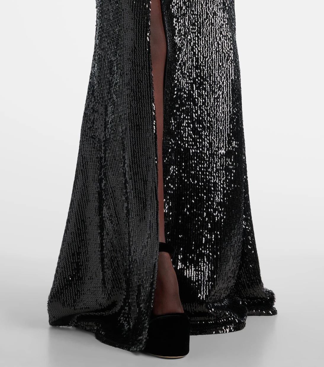 Elie Saab - Sequined strapless silk-blend gown