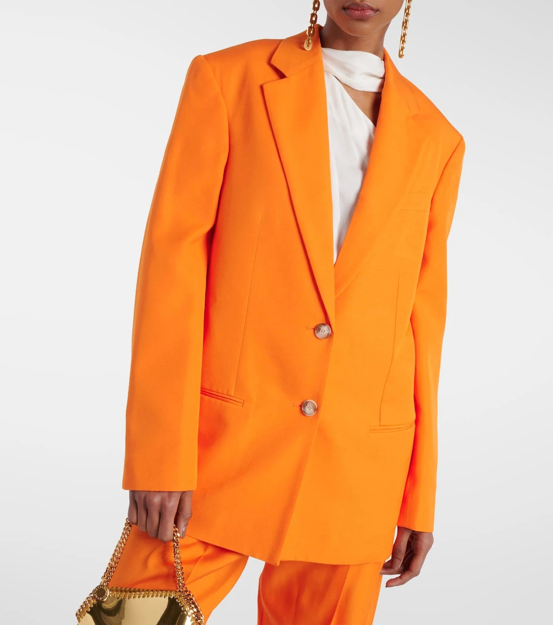 Stella McCartney - Single-breasted crêpe blazer
